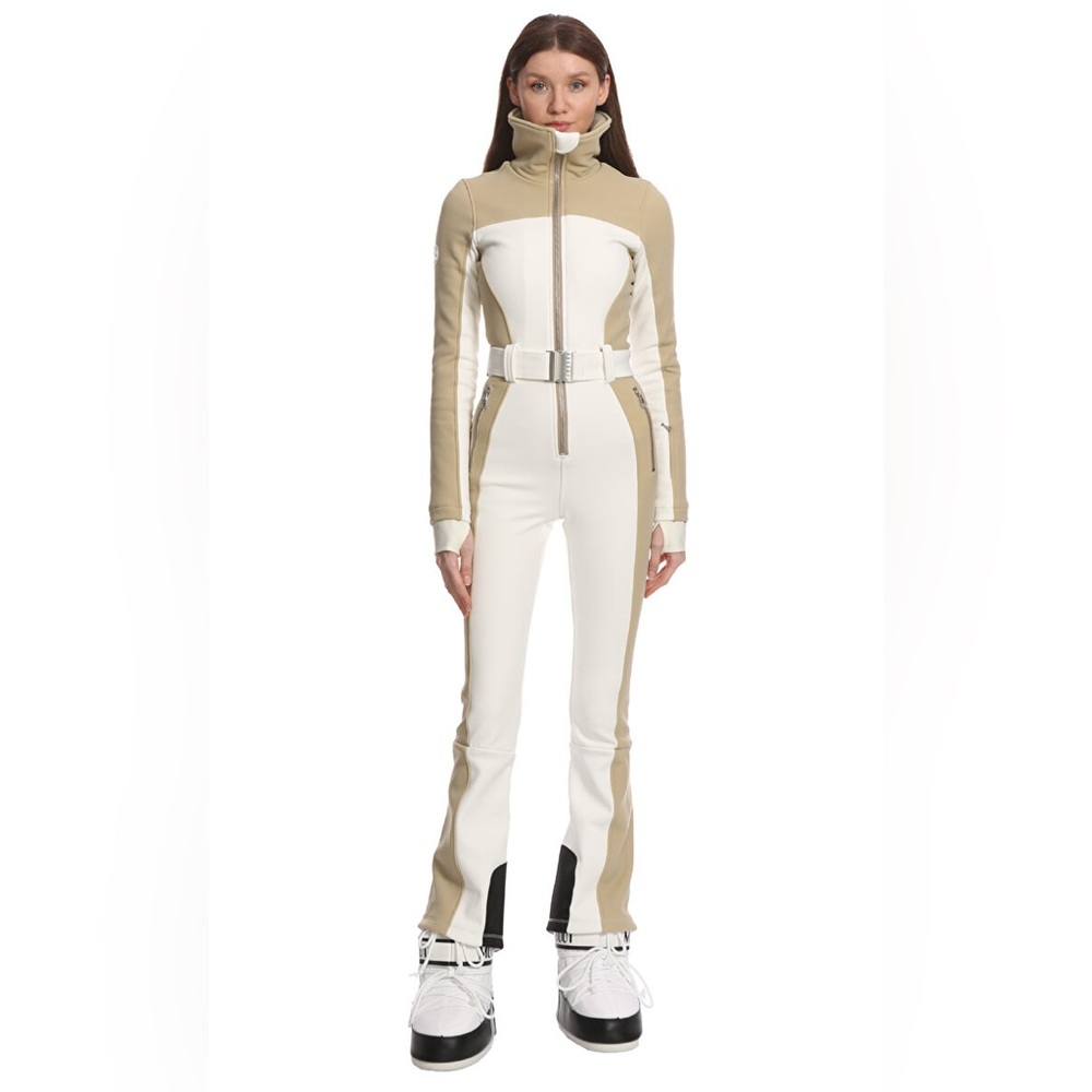 Cordova Badia Belted Colorblocked Straight Ski Suit
